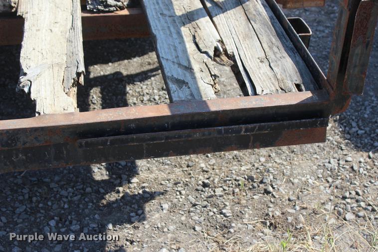 image for item L4788 Shop built equipment trailer