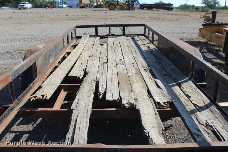 image for item L4788 Shop built equipment trailer