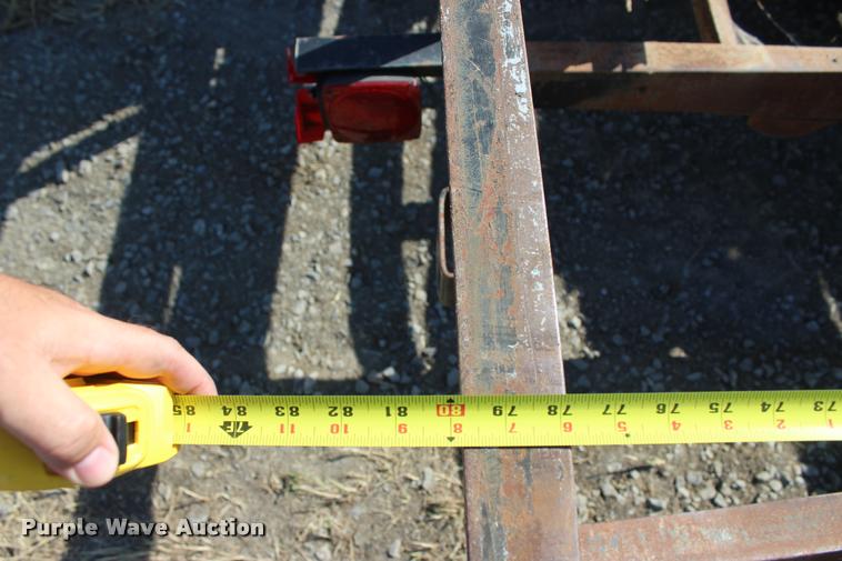 image for item L4788 Shop built equipment trailer