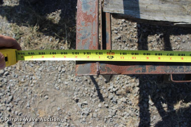 image for item L4788 Shop built equipment trailer