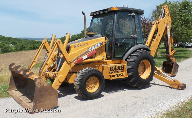 image for item L7039 2002 Case 590 Super M backhoe