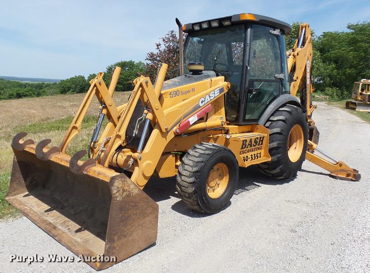 image for item L7039 2002 Case 590 Super M backhoe