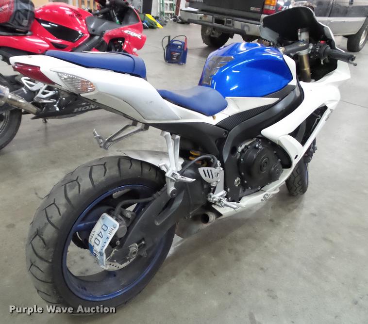 image for item BV9361 2008 Suzuki GSX-R600 motorcycle