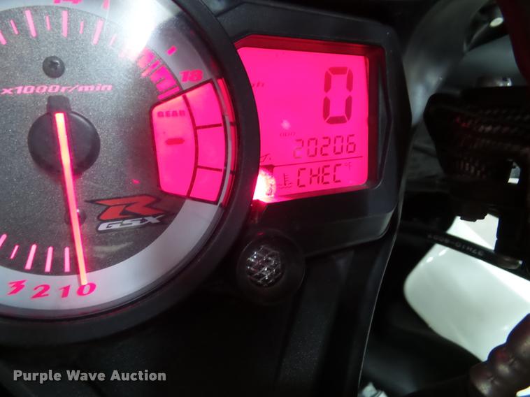 image for item BV9361 2008 Suzuki GSX-R600 motorcycle