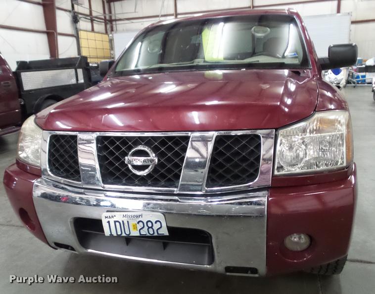 image for item K8178 2004 Nissan Titan SE King Cab pickup truck<br />Non-repairable title, parts only