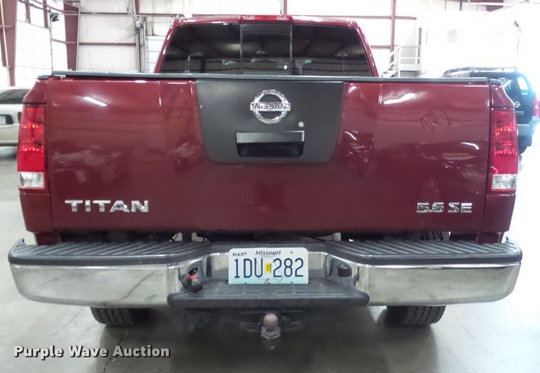 image for item K8178 2004 Nissan Titan SE King Cab pickup truck<br />Non-repairable title, parts only