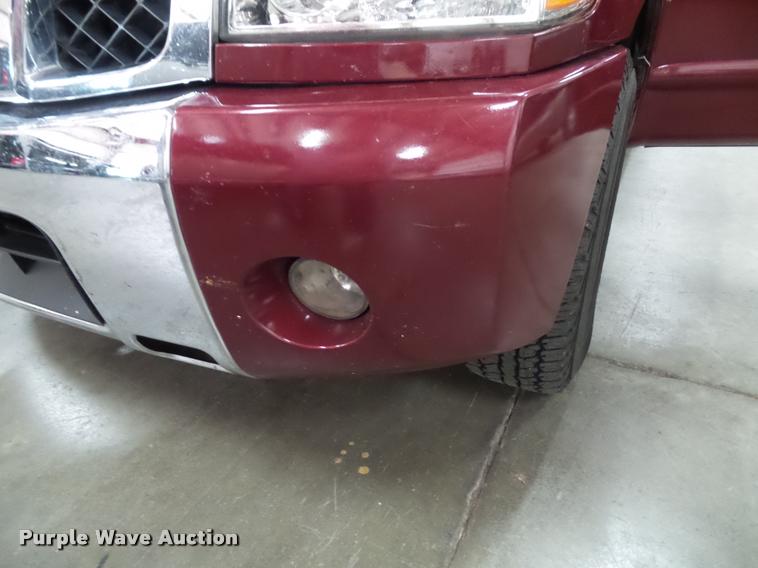 image for item K8178 2004 Nissan Titan SE King Cab pickup truck<br />Non-repairable title, parts only