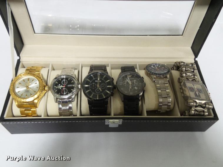 image for item BV9333 (6) mens watches in case