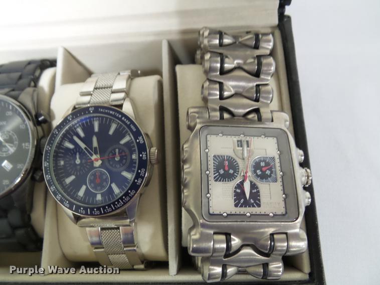 image for item BV9333 (6) mens watches in case