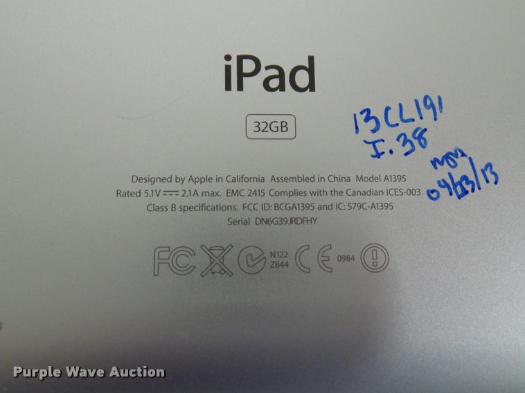 image for item BV9336 Apple iPad