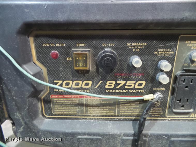 image for item BV9356 Predator generator