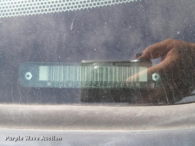 image for item J4760 2004 Pontiac Grand Prix GT