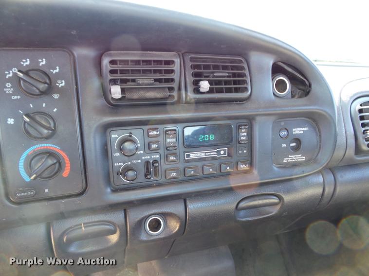 image for item J4793 1998 Dodge Ram 1500 Laramie SLT Quad Cab pickup truck