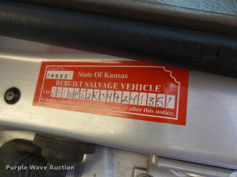 image for item K8198 2004 Chevrolet Impala