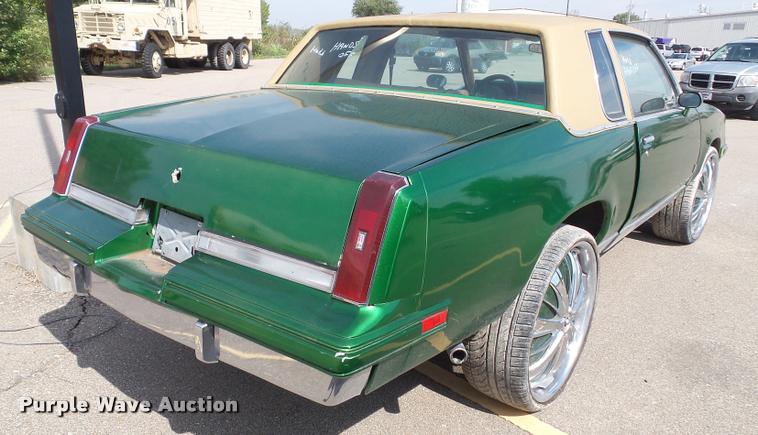 image for item K8203 1984 Oldsmobile Cutlass Supreme Brougham