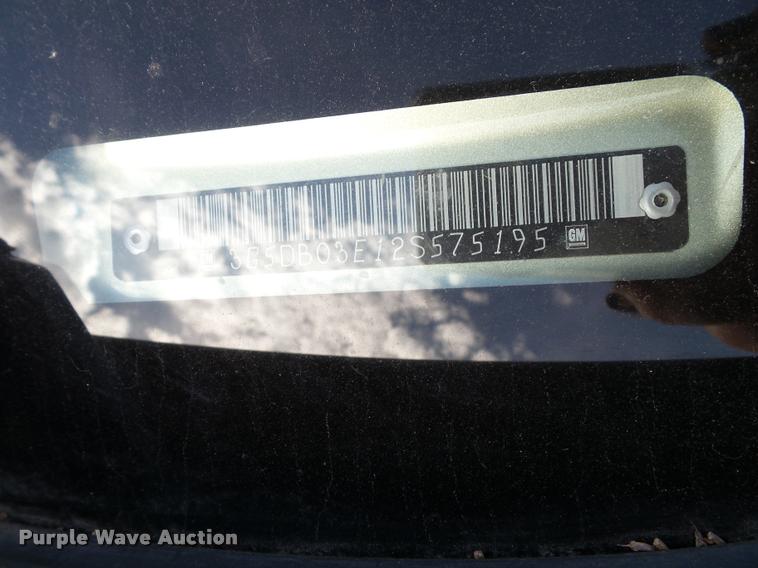 image for item K8206 2002 Buick Rendezvous CXL SUV