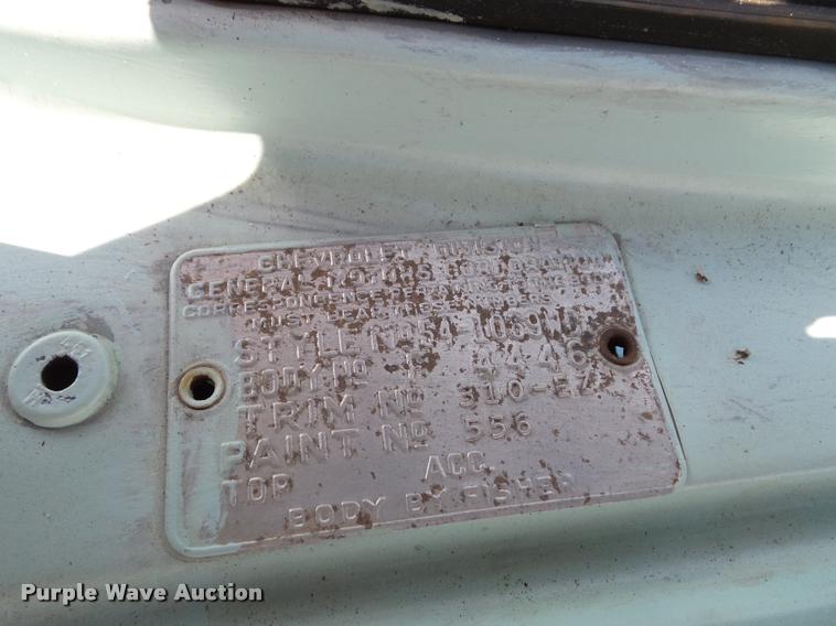 image for item K8209 1954 Chevrolet Bel Air Power Glide