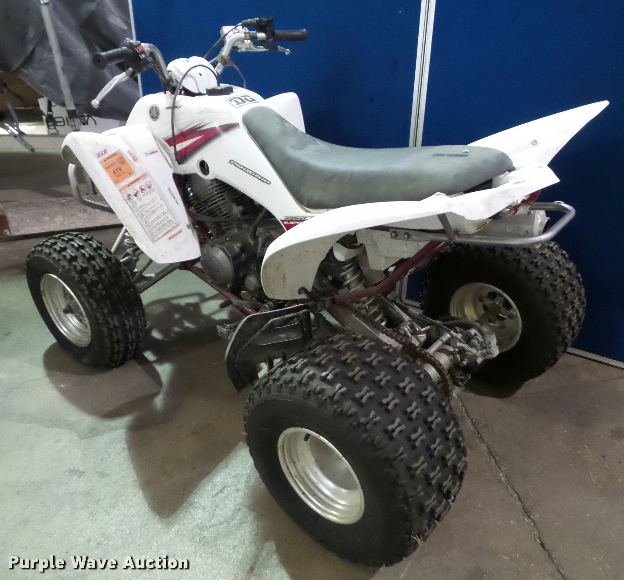 2005 Yamaha Raptor 350 ATV in Manhattan, KS Item BV9357 sold Purple