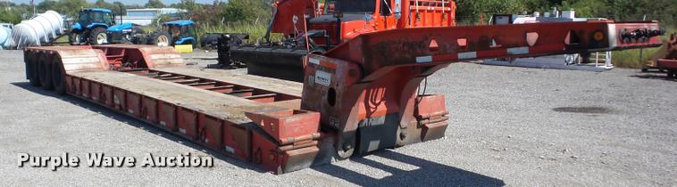 image for item AG9366 2000 Trail King TX100HDG-463 lowboy equipment trailer