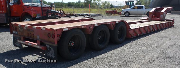 image for item AG9366 2000 Trail King TX100HDG-463 lowboy equipment trailer