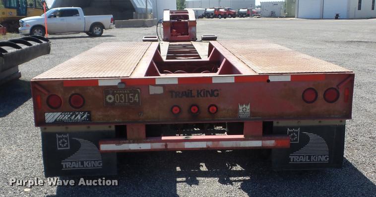 image for item AG9366 2000 Trail King TX100HDG-463 lowboy equipment trailer