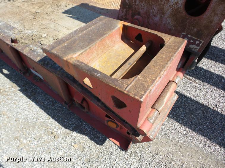 image for item AG9366 2000 Trail King TX100HDG-463 lowboy equipment trailer