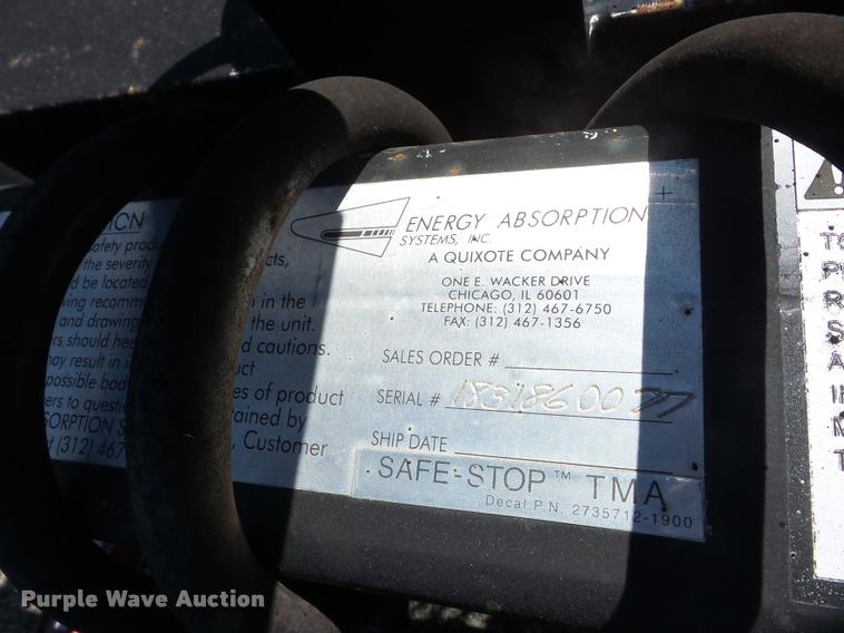 image for item AG9379 2002 Enabs Safe-Stop TMA8290 crash attenuator