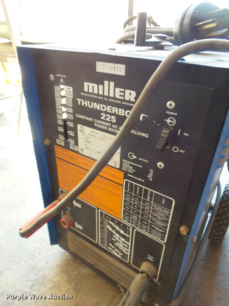 image for item AP9703 Miller Thunderbolt 225 arc welder