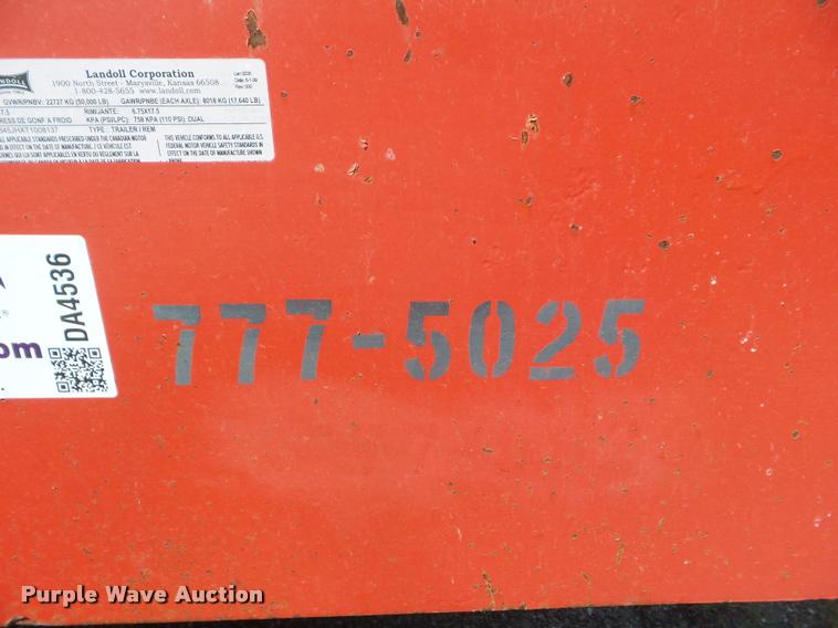 image for item DA4536 1995 Landoll 345-31 tilt deck equipment trailer