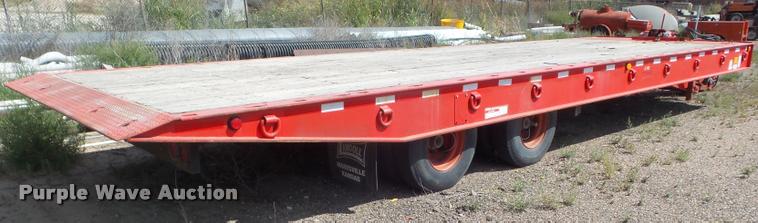 image for item DA4537 1991 Landoll 345-31 tilt deck equipment trailer