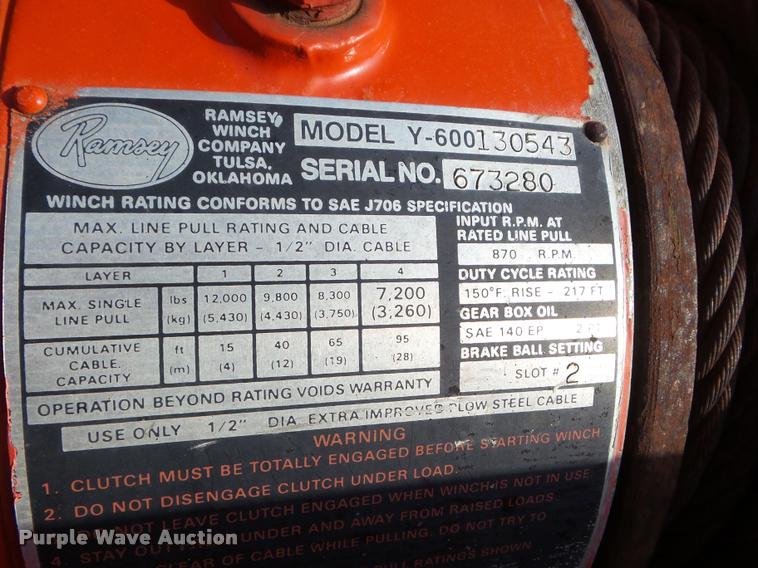 image for item J5083 1993 International 4800 digger derrick truck