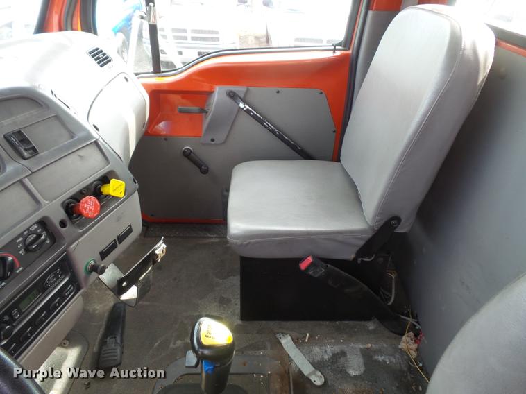 image for item K3670 1999 Sterling L9000 flatbed truck with crane