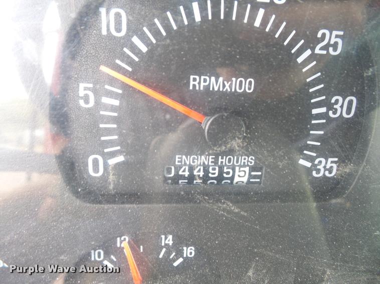 image for item K3670 1999 Sterling L9000 flatbed truck with crane