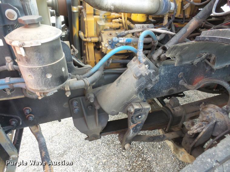 image for item K3670 1999 Sterling L9000 flatbed truck with crane