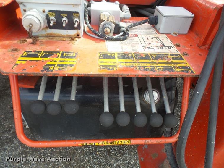 image for item K3670 1999 Sterling L9000 flatbed truck with crane