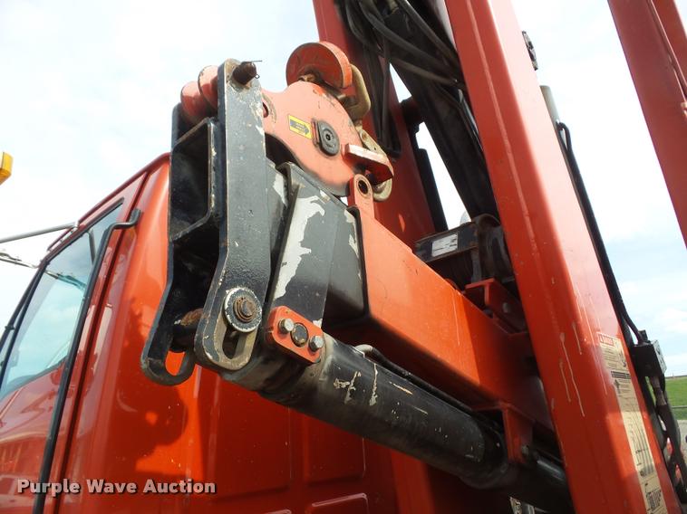 image for item K3670 1999 Sterling L9000 flatbed truck with crane