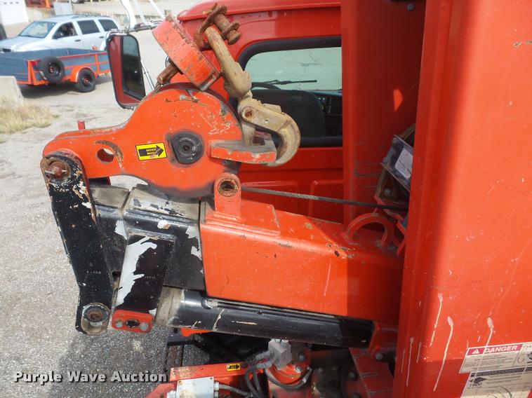 image for item K3670 1999 Sterling L9000 flatbed truck with crane