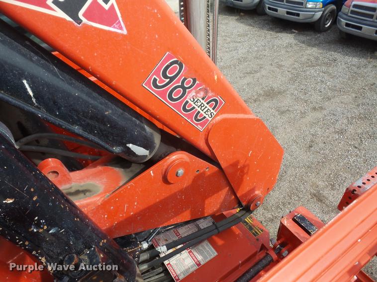 image for item K3670 1999 Sterling L9000 flatbed truck with crane