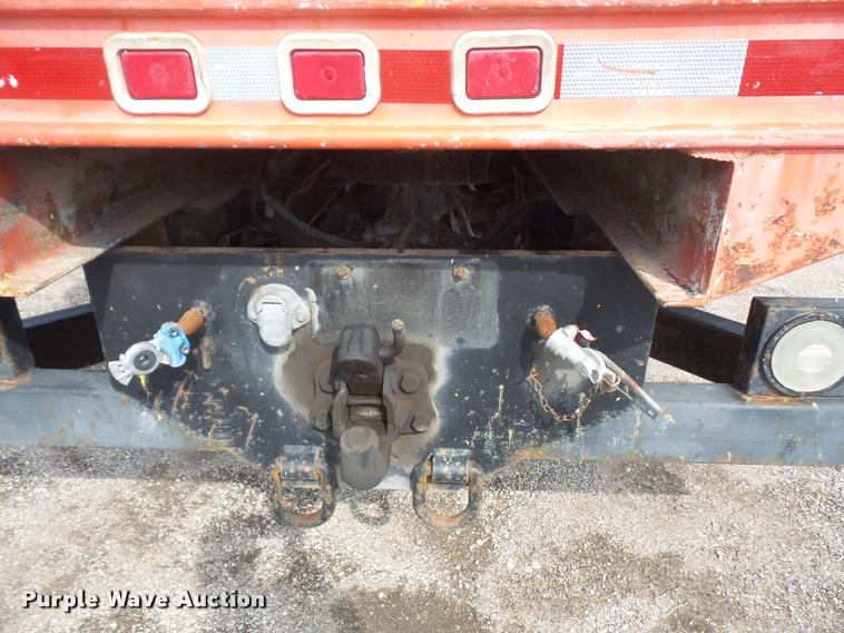 image for item K3670 1999 Sterling L9000 flatbed truck with crane