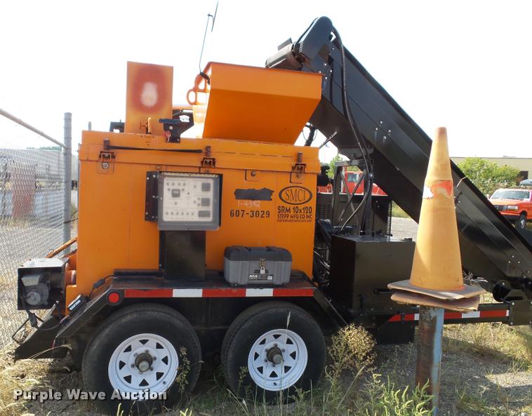 image for item K3672 2009 Stepp Manufacturing SRM 10X120 asphalt recycler