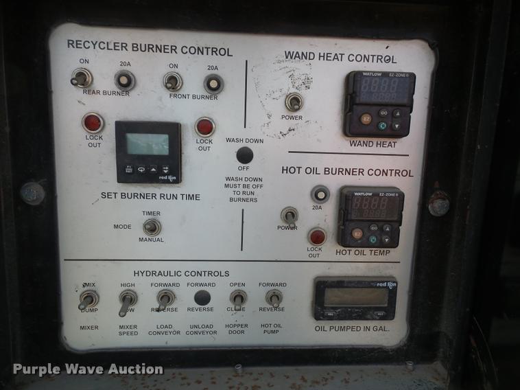 image for item K3672 2009 Stepp Manufacturing SRM 10X120 asphalt recycler