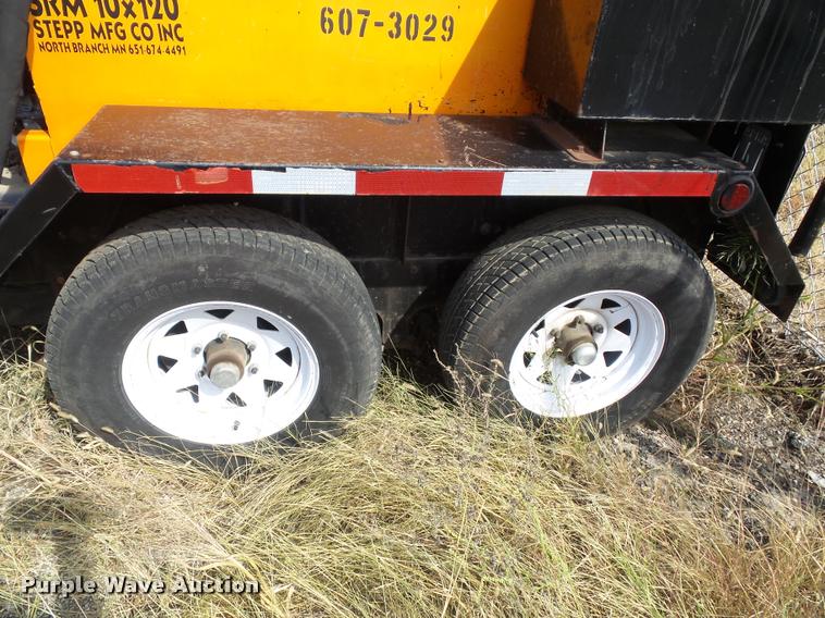 image for item K3672 2009 Stepp Manufacturing SRM 10X120 asphalt recycler