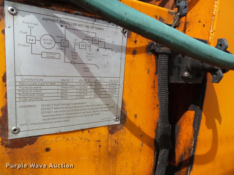 image for item K3672 2009 Stepp Manufacturing SRM 10X120 asphalt recycler