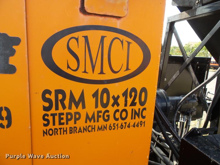 image for item K3672 2009 Stepp Manufacturing SRM 10X120 asphalt recycler