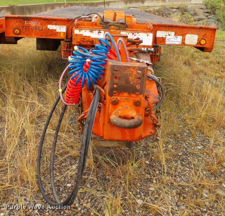 image for item K3687 2004 Trail Eze TE40T28 tilt deck equipment trailer