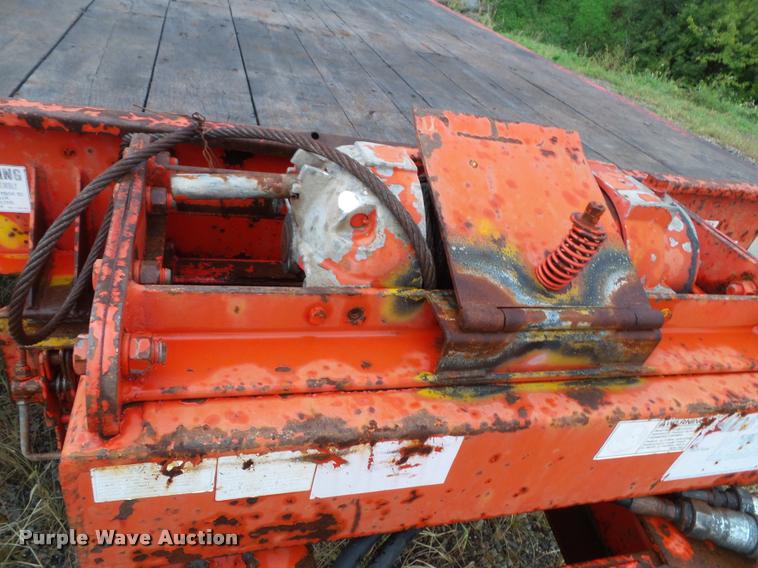 image for item K3687 2004 Trail Eze TE40T28 tilt deck equipment trailer