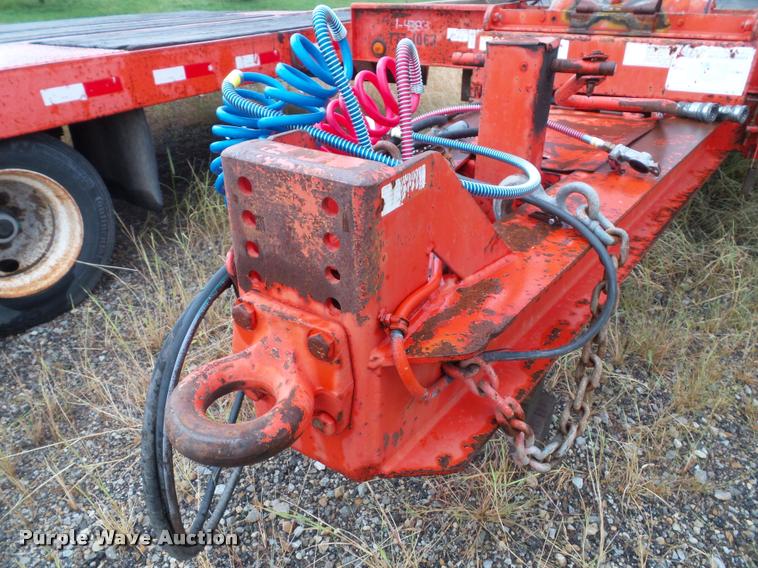 image for item K3687 2004 Trail Eze TE40T28 tilt deck equipment trailer