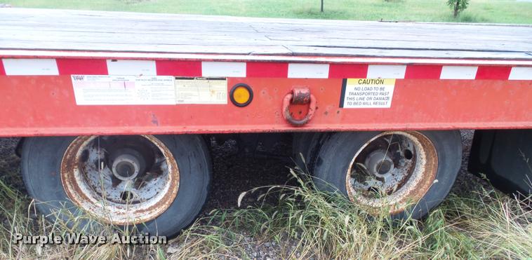 image for item K3687 2004 Trail Eze TE40T28 tilt deck equipment trailer