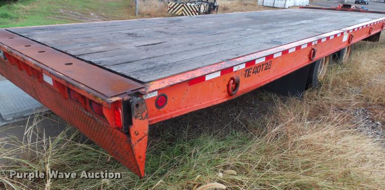 image for item K3687 2004 Trail Eze TE40T28 tilt deck equipment trailer