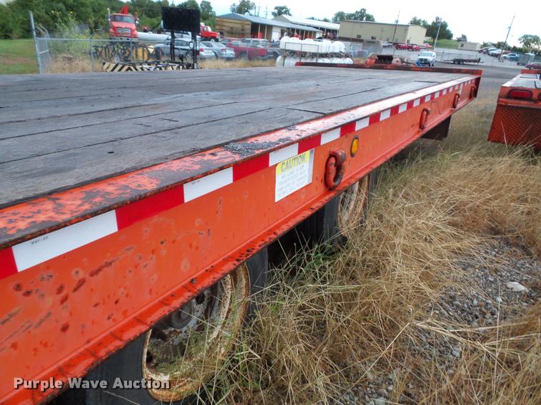 image for item K3687 2004 Trail Eze TE40T28 tilt deck equipment trailer